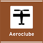Area para Prática de Esportes Esportes Aeroclube — placa de atrativos turísticos