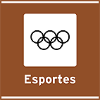 Area para Prática de Esportes Esportes — placa de atrativos turísticos