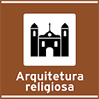 Atrativos Históricos e Culturais Arquitetura Religiosa — placa de atrativos turísticos