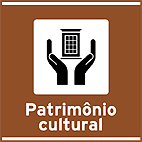 Atrativos Históricos e Culturais Patrimônio Cultural — placa de atrativos turísticos