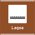Atrativos Turísticos Naturais Rio Lago Lagoa — placa de atrativos turísticos