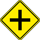 Placa A-6 – Interseção em cruz