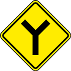 Placa A-9 – Bifurcação em Y