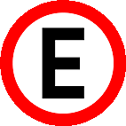 Placa R-6b – Proibido estacionar