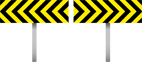 Barreira com chevrons — Marcador de Perigo