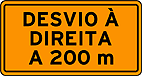 Desvio à direita a 200 m — Obras Desvio a Direita