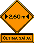 Obras Largura Limitada — placa de obras e outras placas