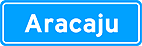 Aracaju — Placa de Identificação de Municipios