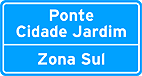 Placa de Identificação de Regiões de Interesse de Identificação Nominal de Pontes Viadutos Túneis e Passarelas — placa de identificação e orientação