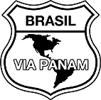 Placa de Identificação Rodovias e Estradas Pan Americanas — placa de identificação e orientação