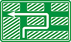 Diagrama de entroncamento — Placa de Orientação de Destino Placa Diagramada