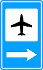 Placa de Serviços Auxiliares Aeroporto — placa de educativas e auxiliares