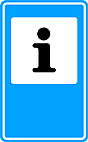 Placa de Serviços Auxiliares Informação Turística — placa de educativas e auxiliares