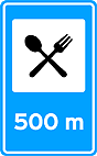 Placa de Serviços Auxiliares Restaurante — placa de educativas e auxiliares