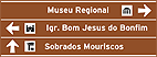 Placa Indicativa de Sentido Pré Sinalização — placa de atrativos turísticos