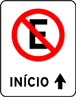 Sinalização Auxiliar de Regulamentação — placa de regulamentação