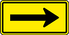 Sentido Único (A-26a) — placa de advertência