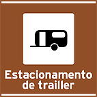 Serviço Variado Estacionamento de Trailer — placa de atrativos turísticos