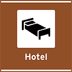 Serviço Variado Hotel — placa de atrativos turísticos