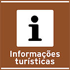 Serviço Variado Informações Turísticas — placa de atrativos turísticos