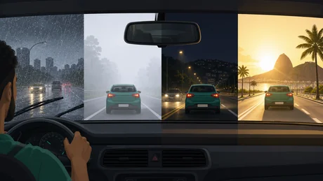 Condições Adversas: Tempo, Via, Veículo, Trânsito e Motorista