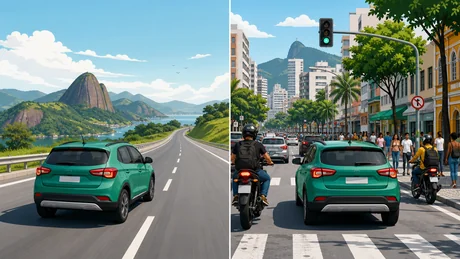 Direção em Rodovia x Cidade: Posturas Diferentes